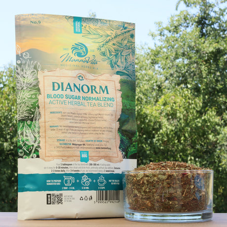 DIANORM Blood Sugar Normalizing active herbal tea blend • 80g