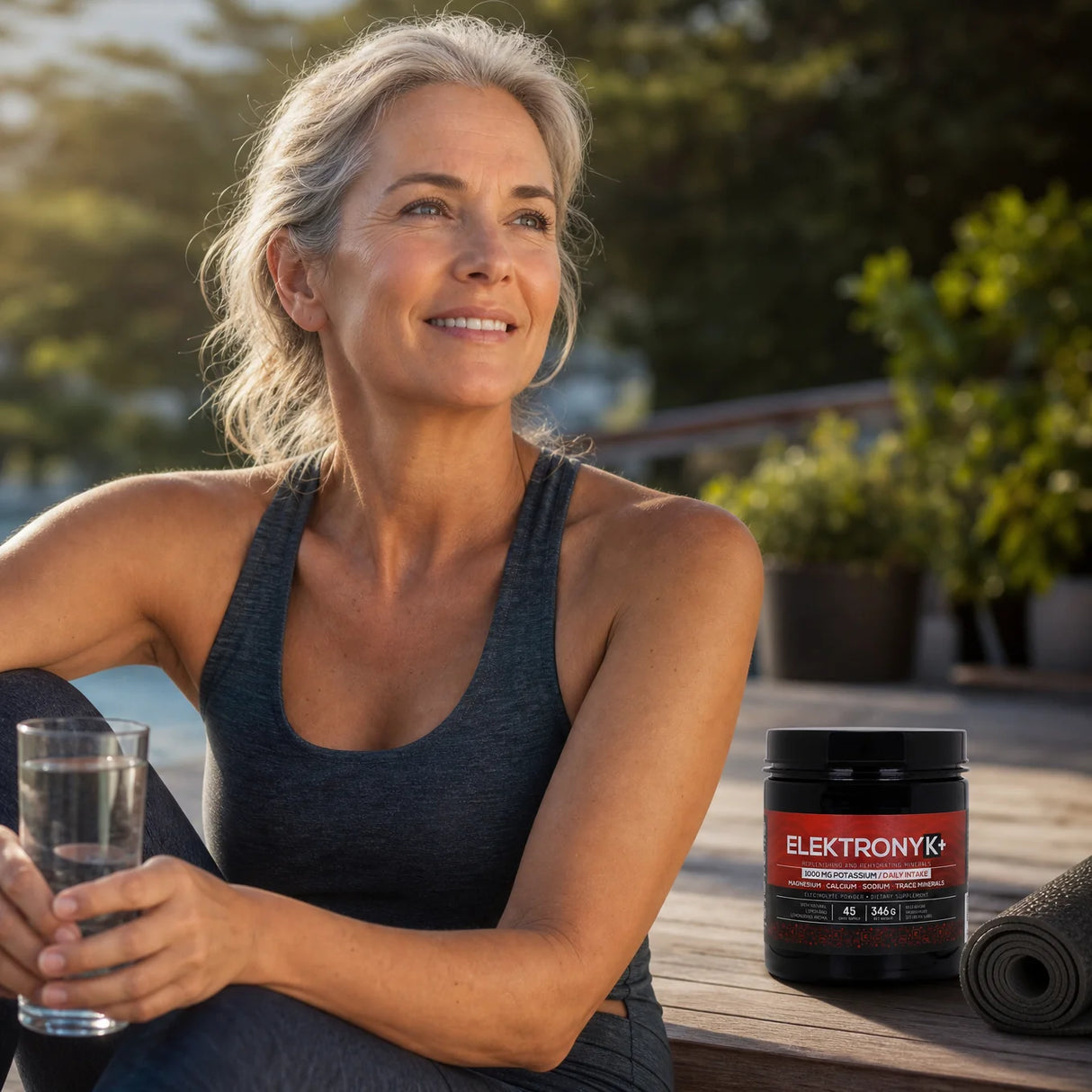 ElektronyK+ electrolyte powder • 1000 mg potassium with Glycine • SWEET, 402g