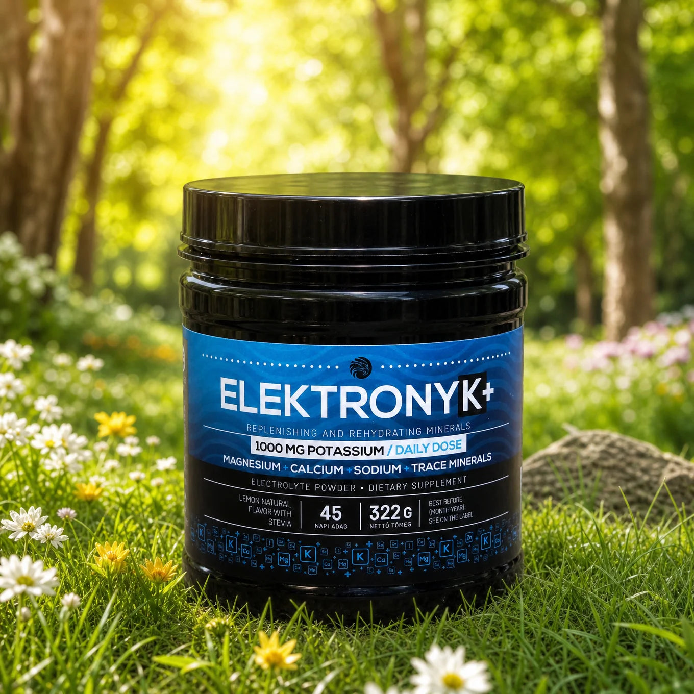 ElektronyK+ electrolyte powder with 1000 mg potassium • 322g