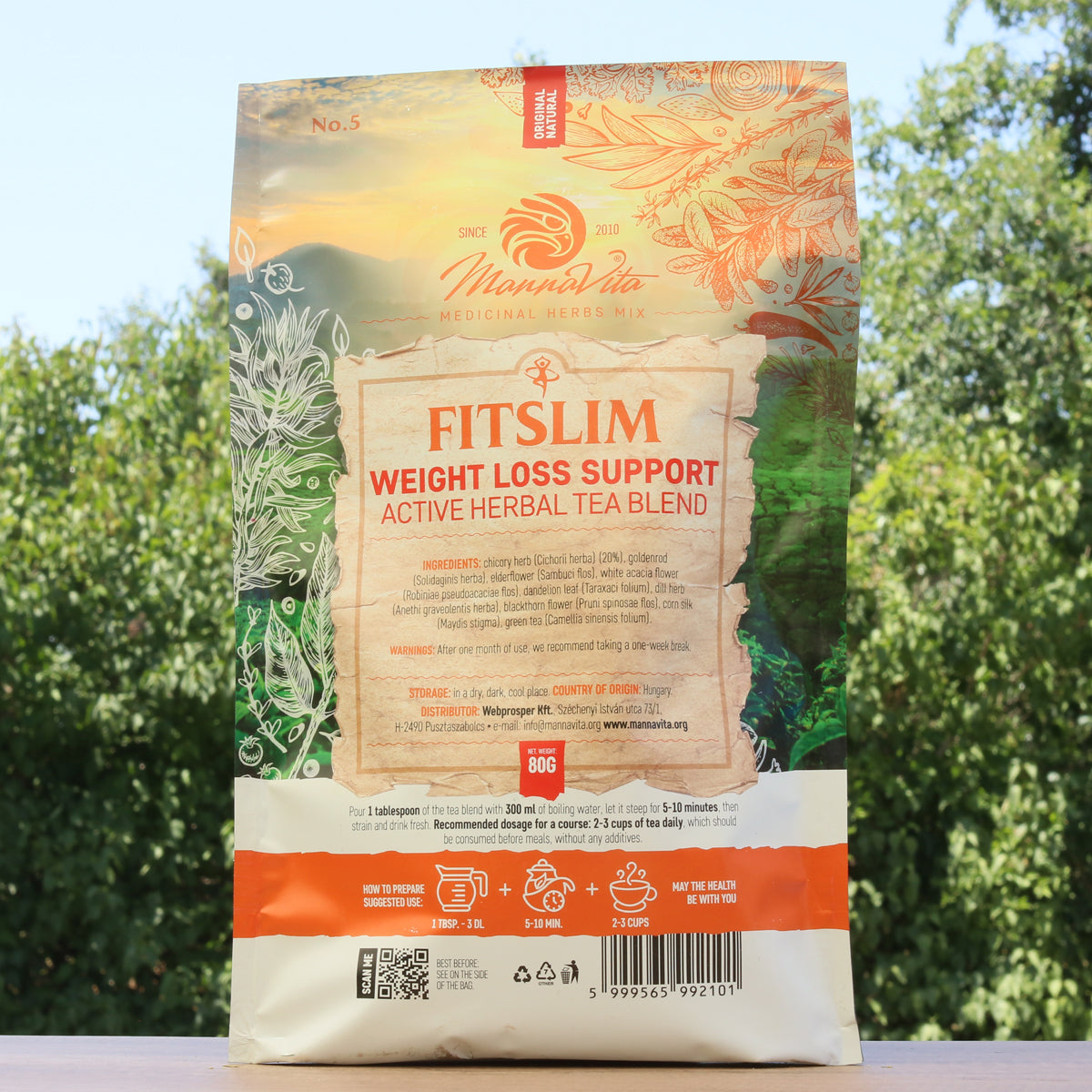 FITSLIM Weight loss Support active herbal tea blend • 80g