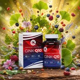GINK-Q10 • Q10 Coenzyme + Ginkgo Biloba complex • 60 capsules
