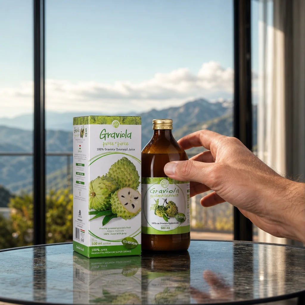 Mannavita Graviola 100% pure pressed purée • 500 ml