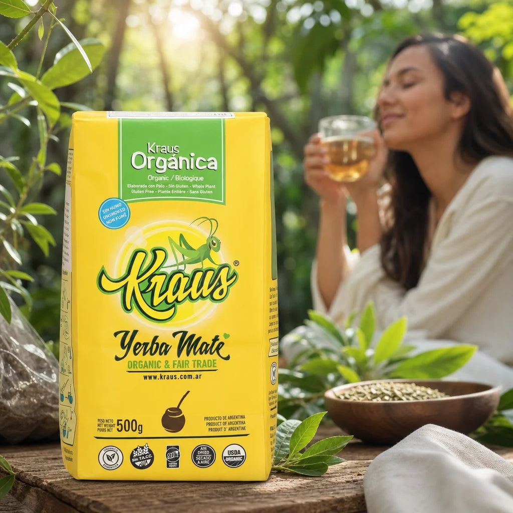 Kraus yerba mate tea • Silvestre, MINT • 500 g