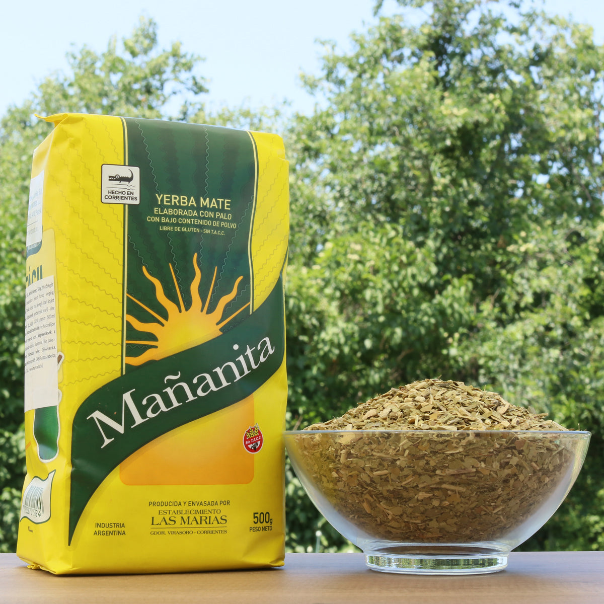 Mañanita yerba mate tea • Elaborada con palo • 500 g