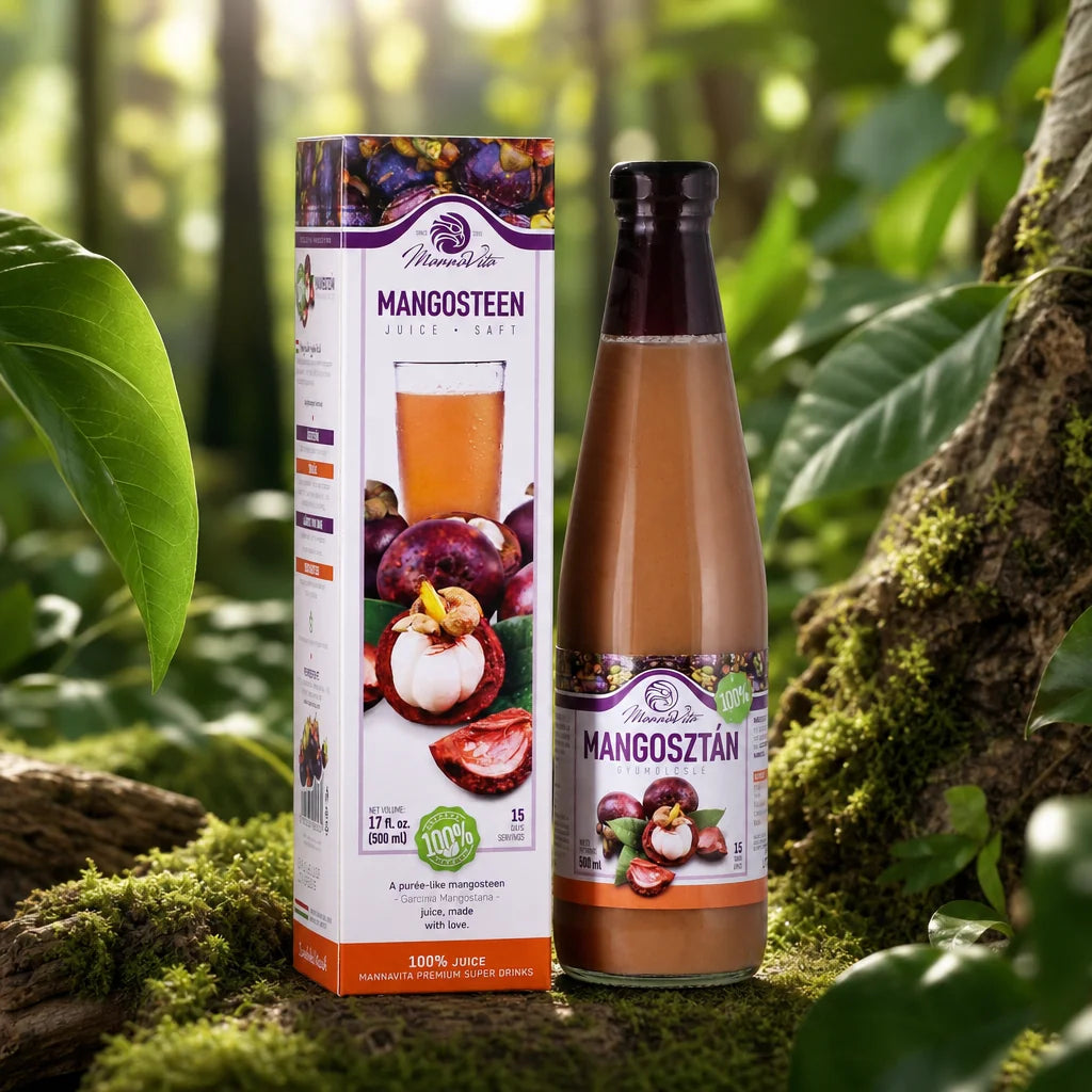 Mannavita Mangosteen 100% pure pressed purée • 500 ml