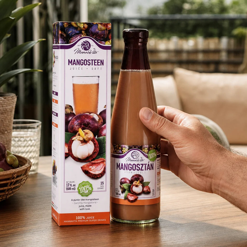 Mannavita Mangosteen 100% pure pressed purée • 500 ml