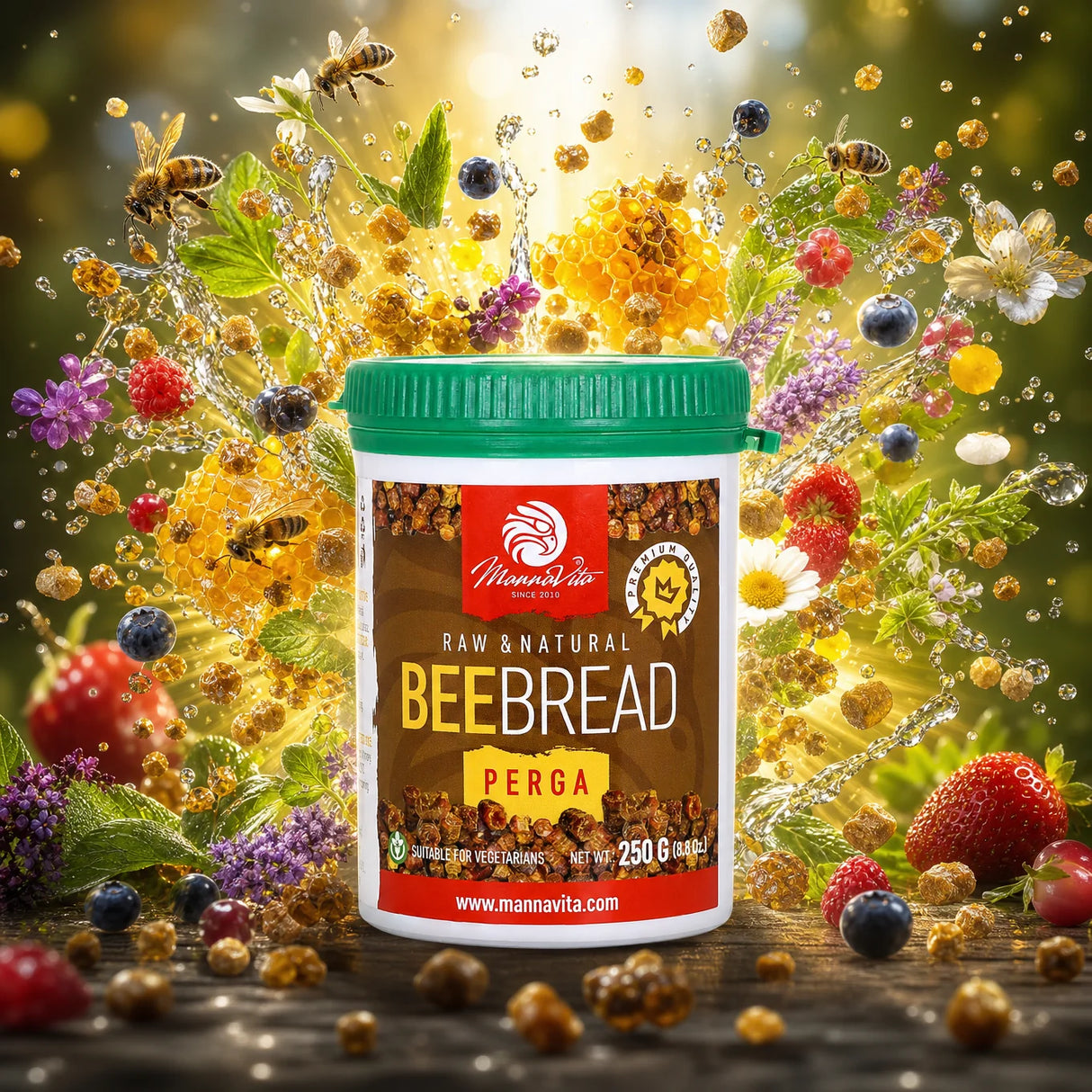 Mannavita 100% Bee Bread • 250 g
