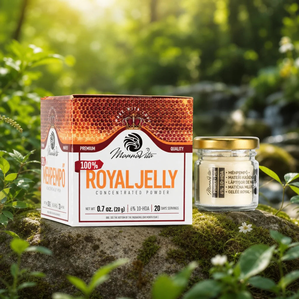 Concentrated Royal Jelly POWDER with 6% 10-HDA content • 20 g