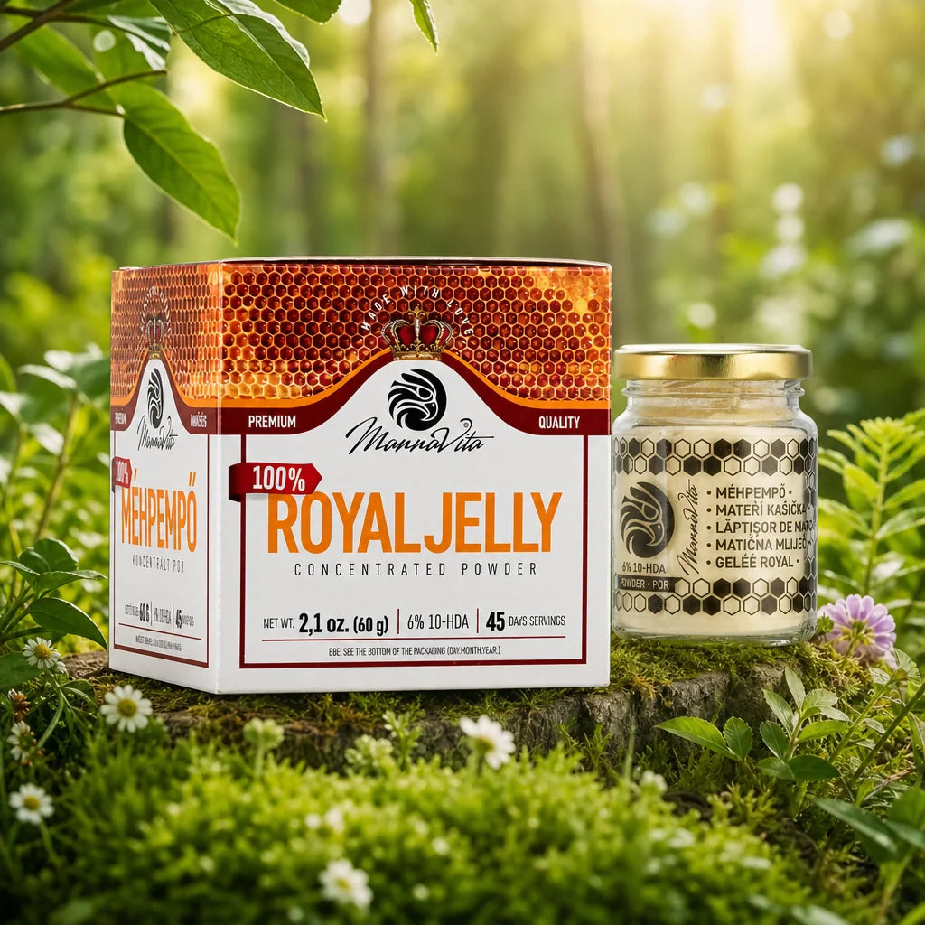 Concentrated Royal Jelly POWDER with 6% 10-HDA content • 60 g