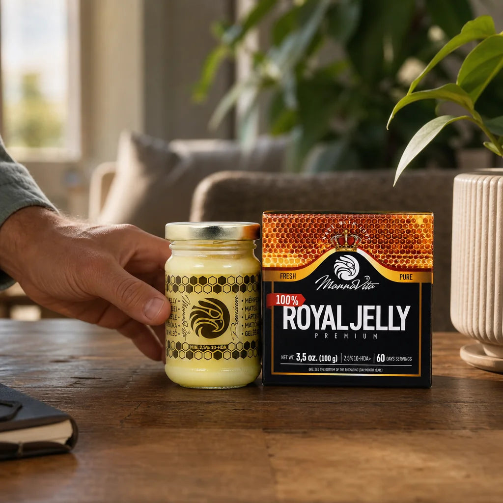 Mannavita Premium Royal jelly • 2.5% 10-HDA • 100g
