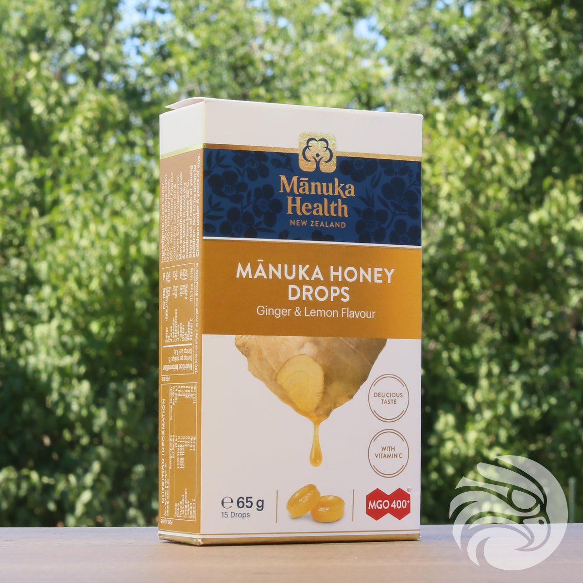Manuka honey Lozenges with Natural Ginger & Lemon • 15 pcs.
