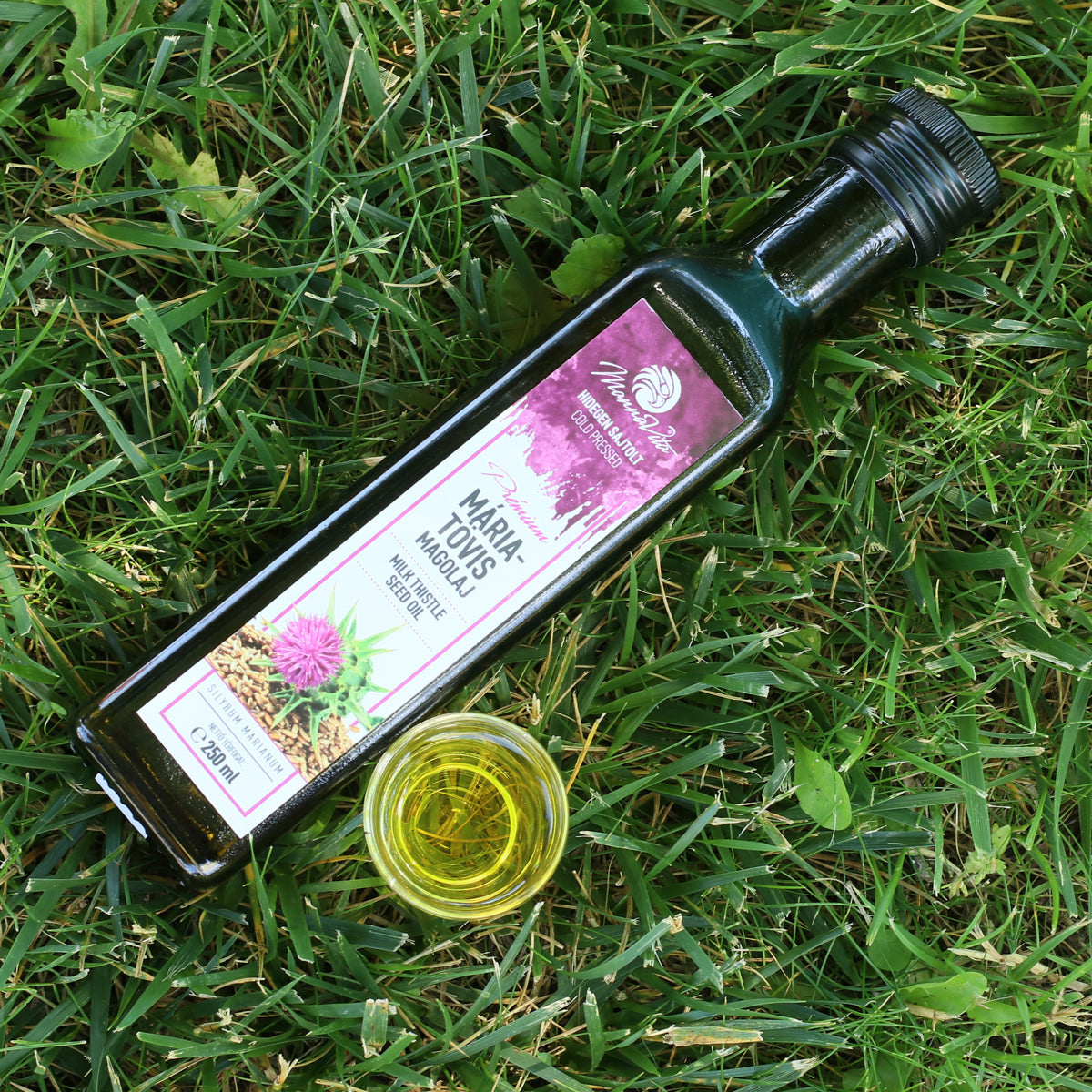 Mannavita Hungarian cold-pressed Milk Thistle seed oil • 250 ml