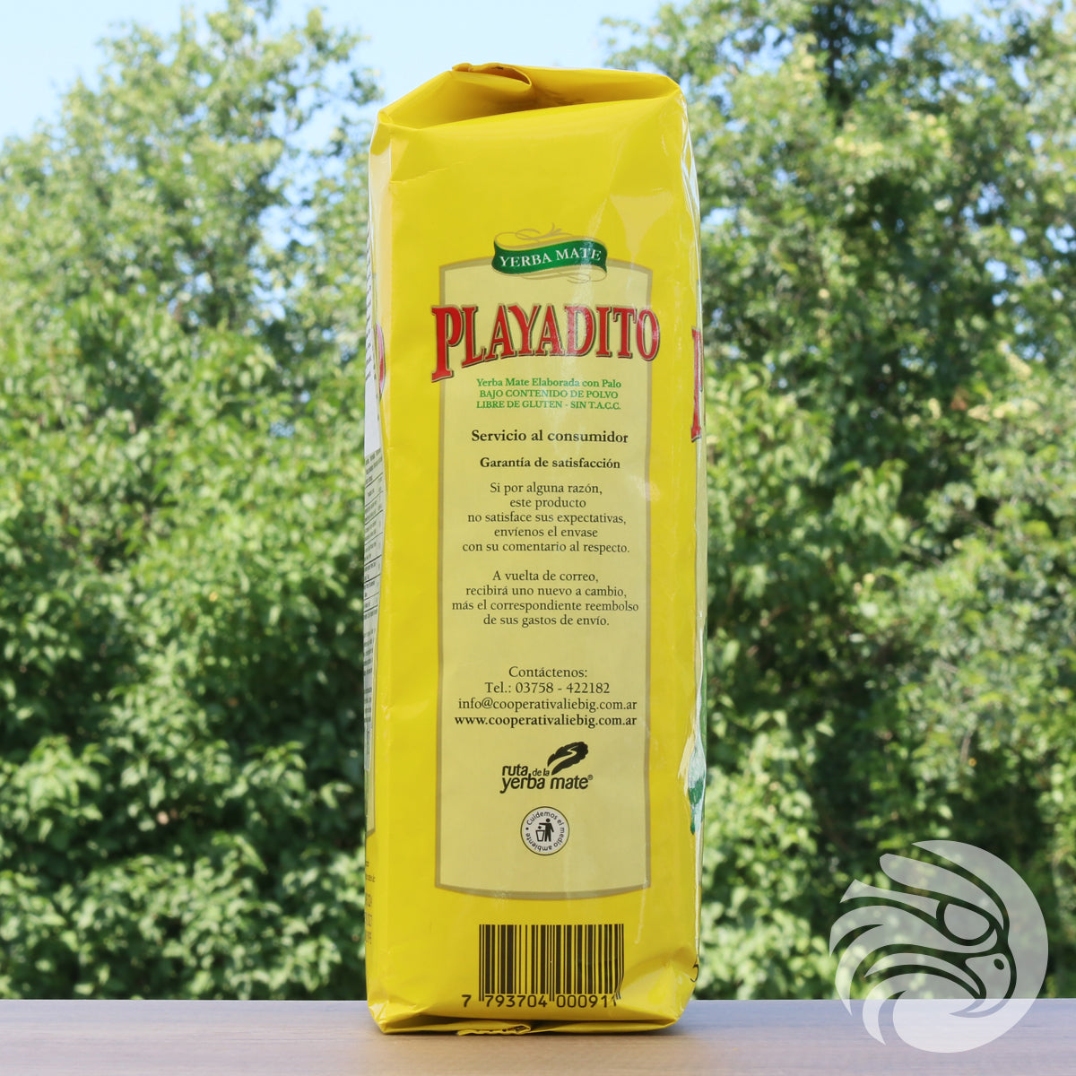 Playadito yerba mate tea • Elaborada con palo • 500 g