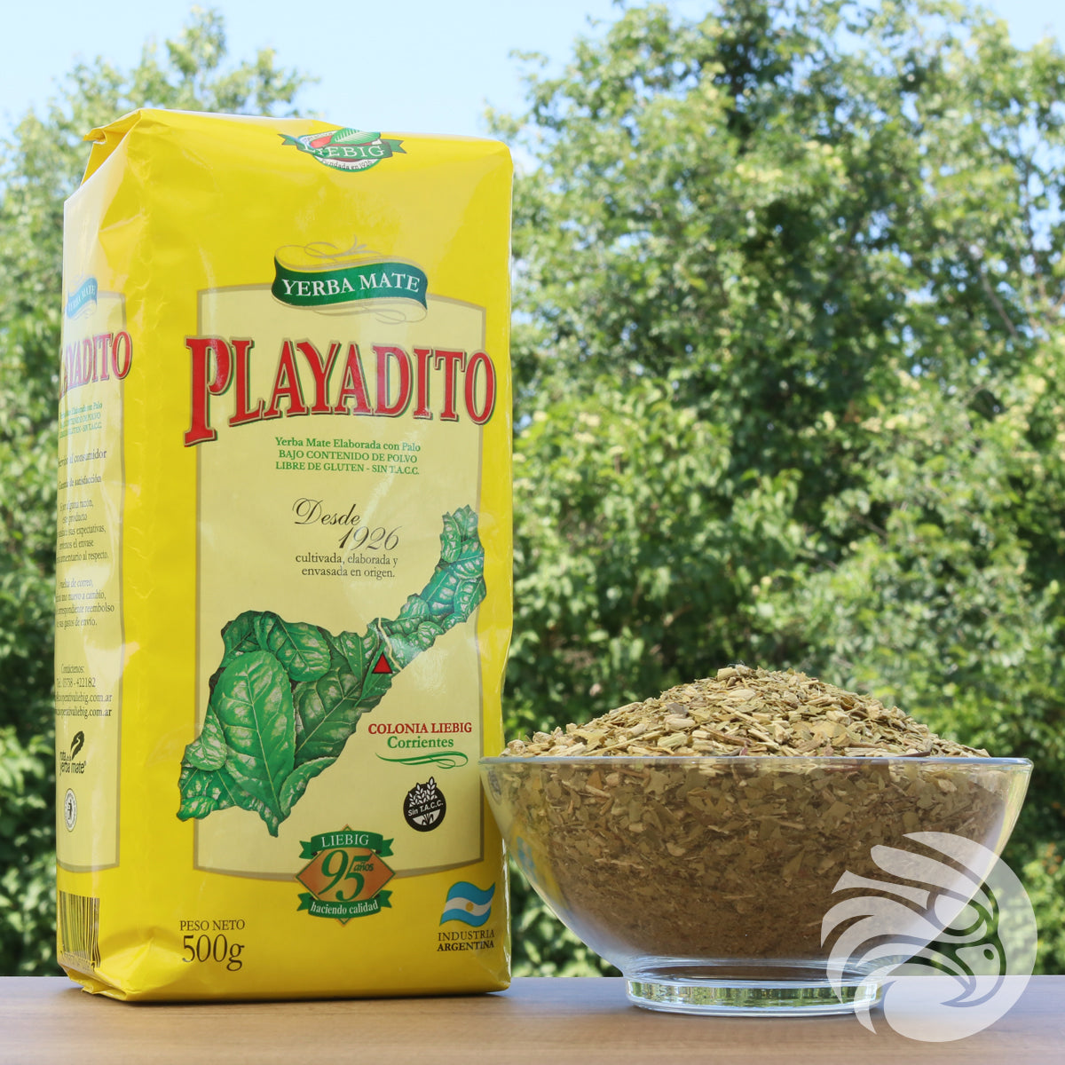 Playadito yerba mate tea • Elaborada con palo • 500 g