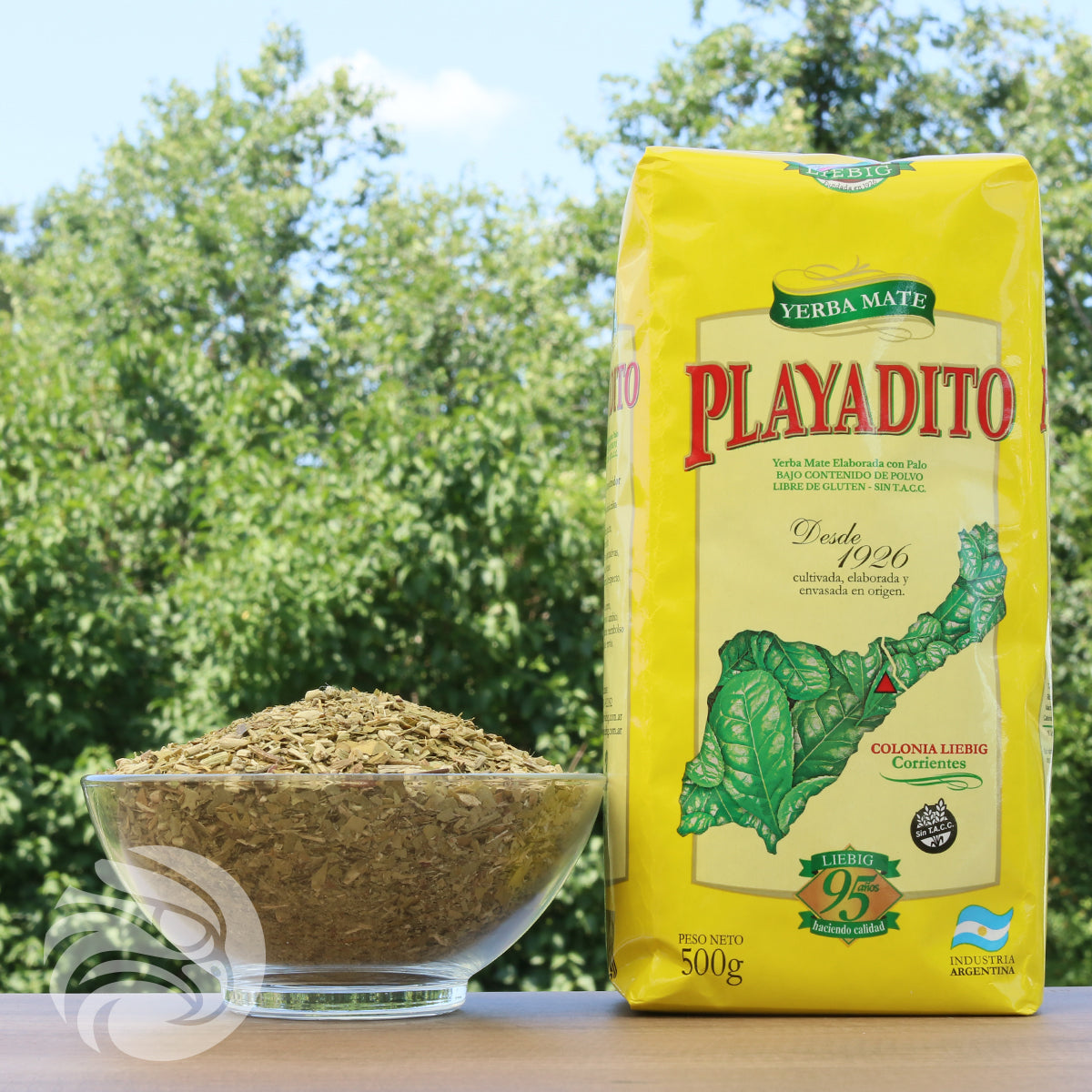 Playadito yerba mate tea • Elaborada con palo • 500 g