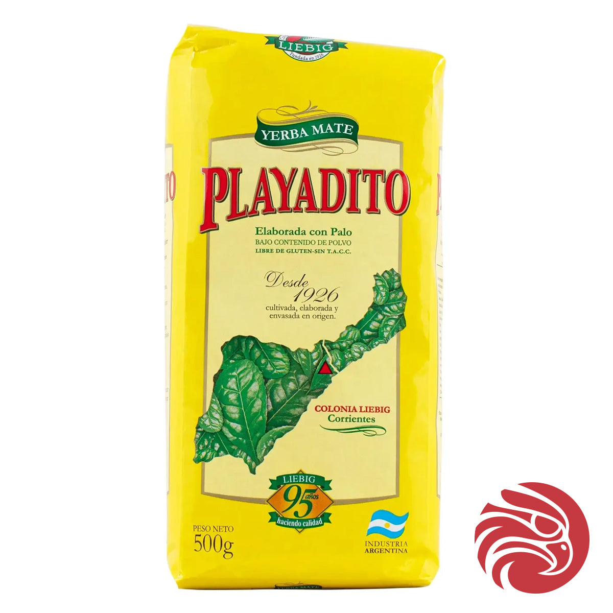 Playadito yerba mate tea • Elaborada con palo • 500 g
