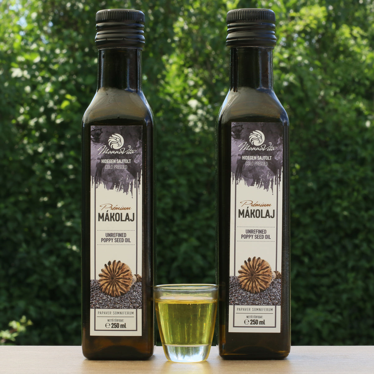 Mannavita Hungarian cold-pressed Poppy seed oil • 250 ml