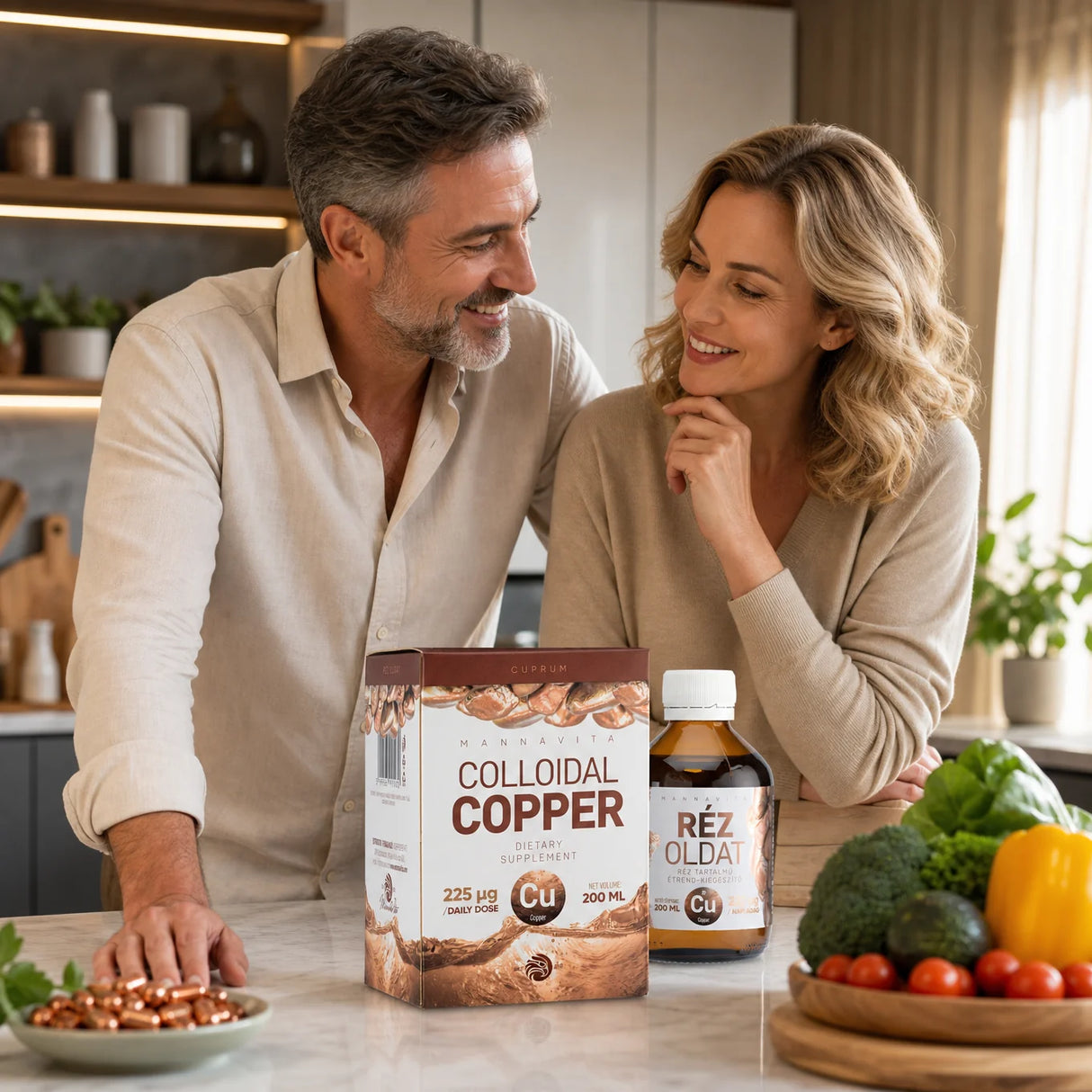 Mannavita Colloidal Copper 225µg / daily dose • 200 ml