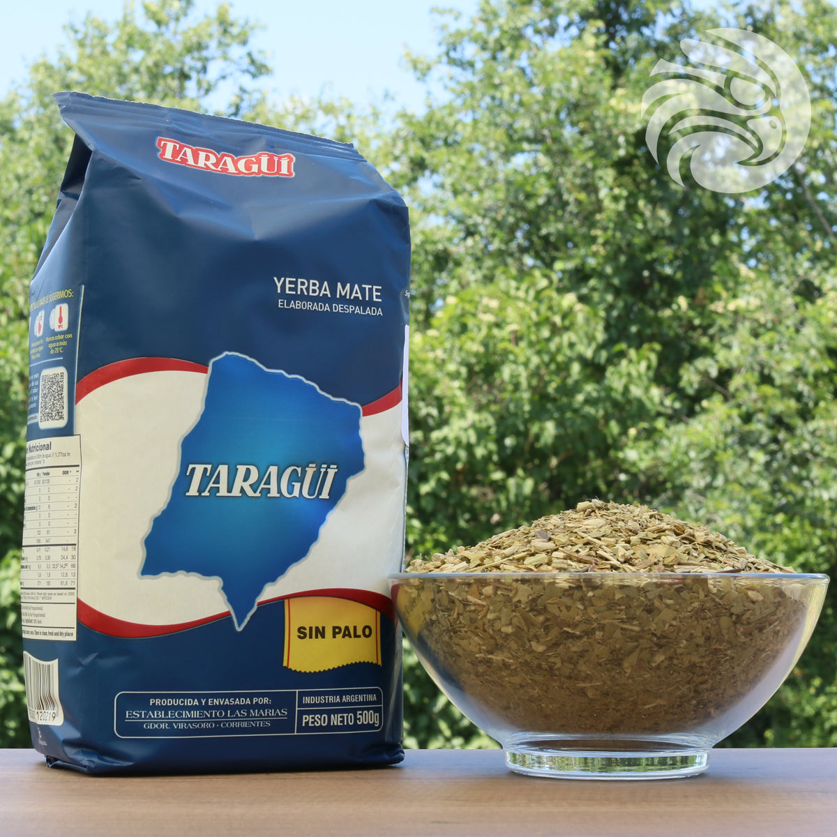 Taragüi yerba mate tea • Pure leaf - Sin palo • 500 g