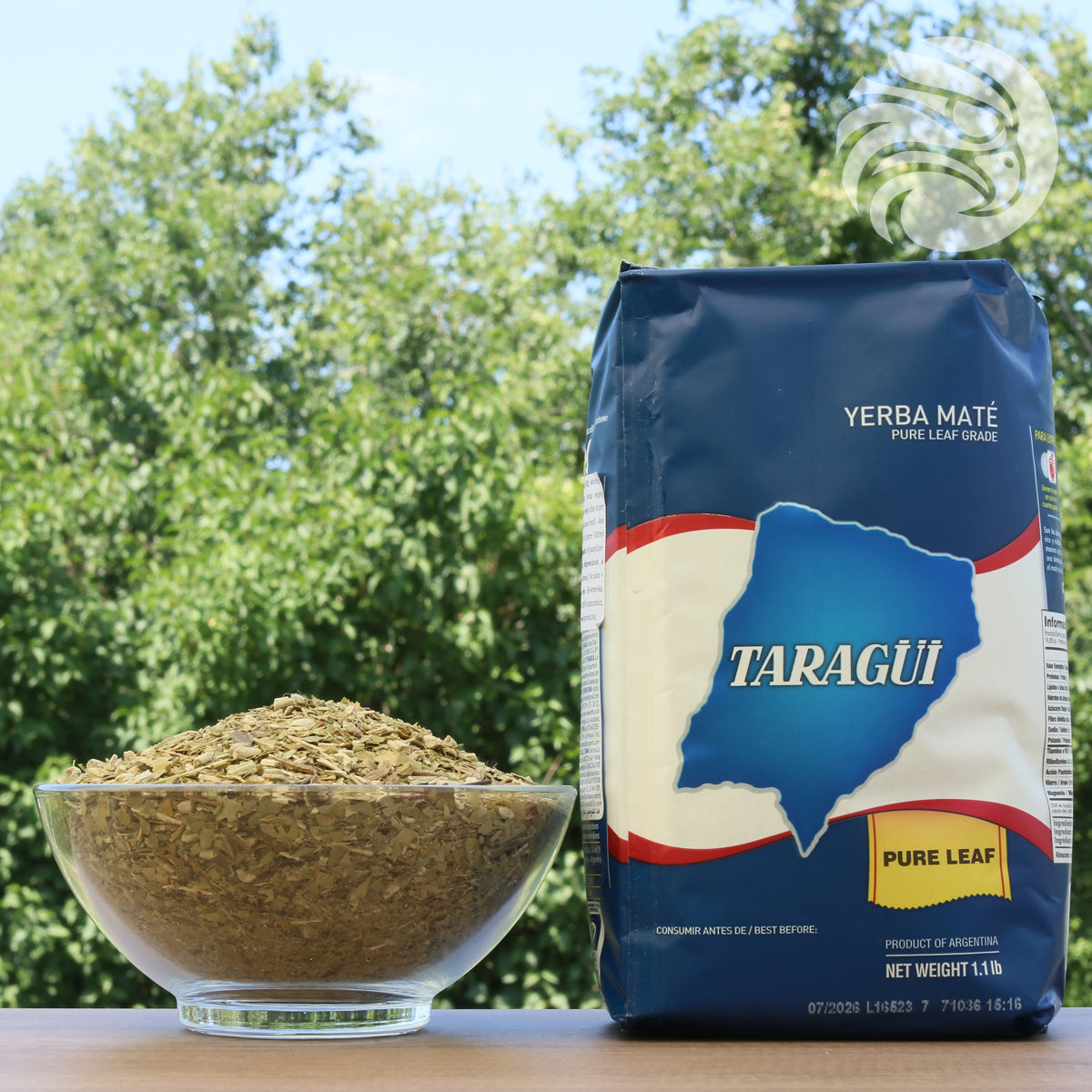 Taragüi yerba mate tea • Pure leaf - Sin palo • 500 g