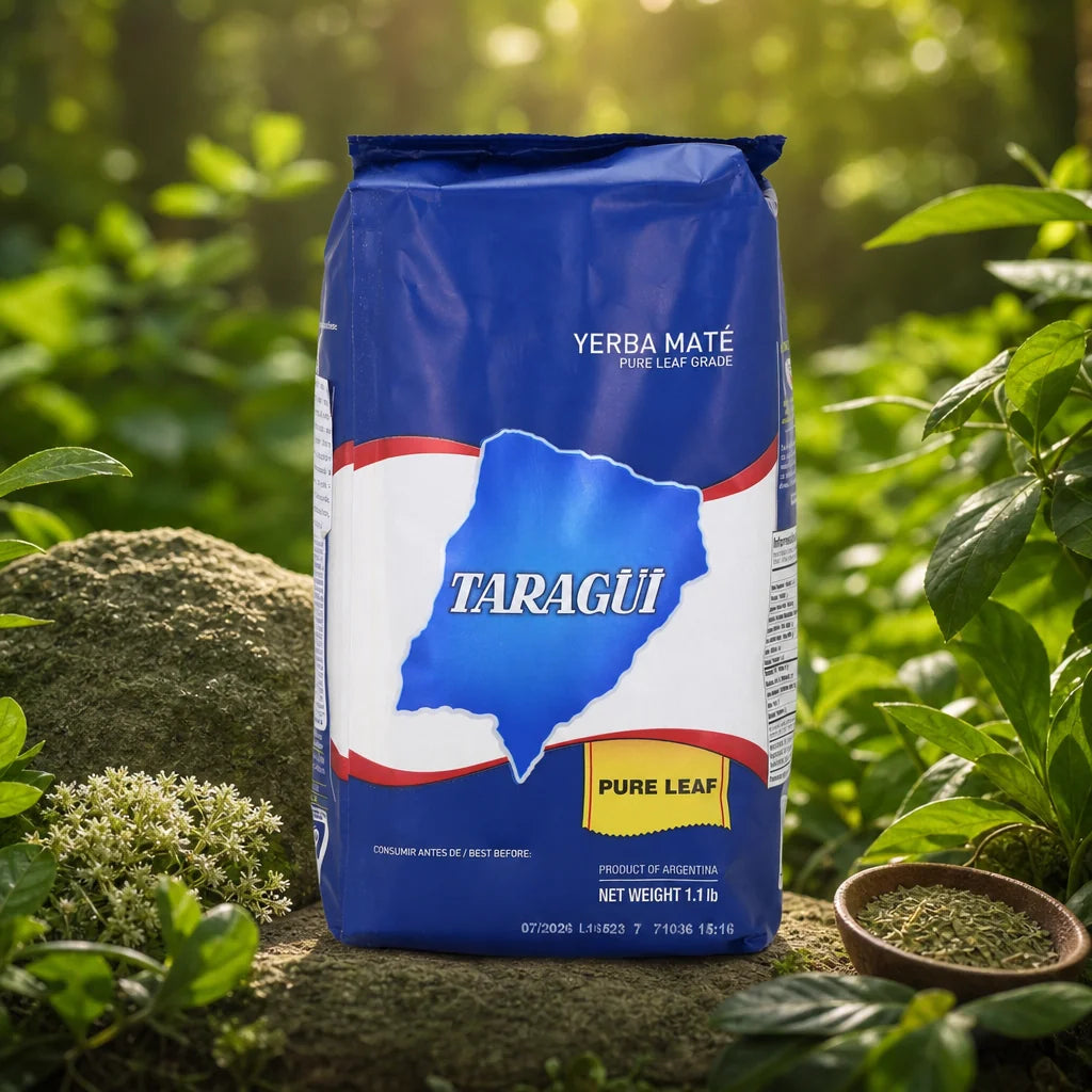 Taragüi yerba mate tea • Pure leaf - Sin palo • 500 g