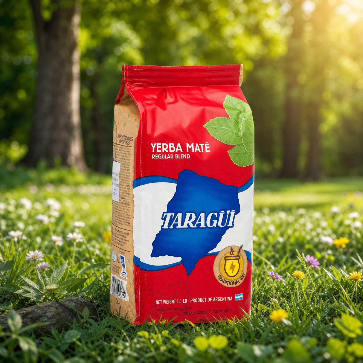 Taragüi yerba mate tea • Elaborada con palo • 500 g